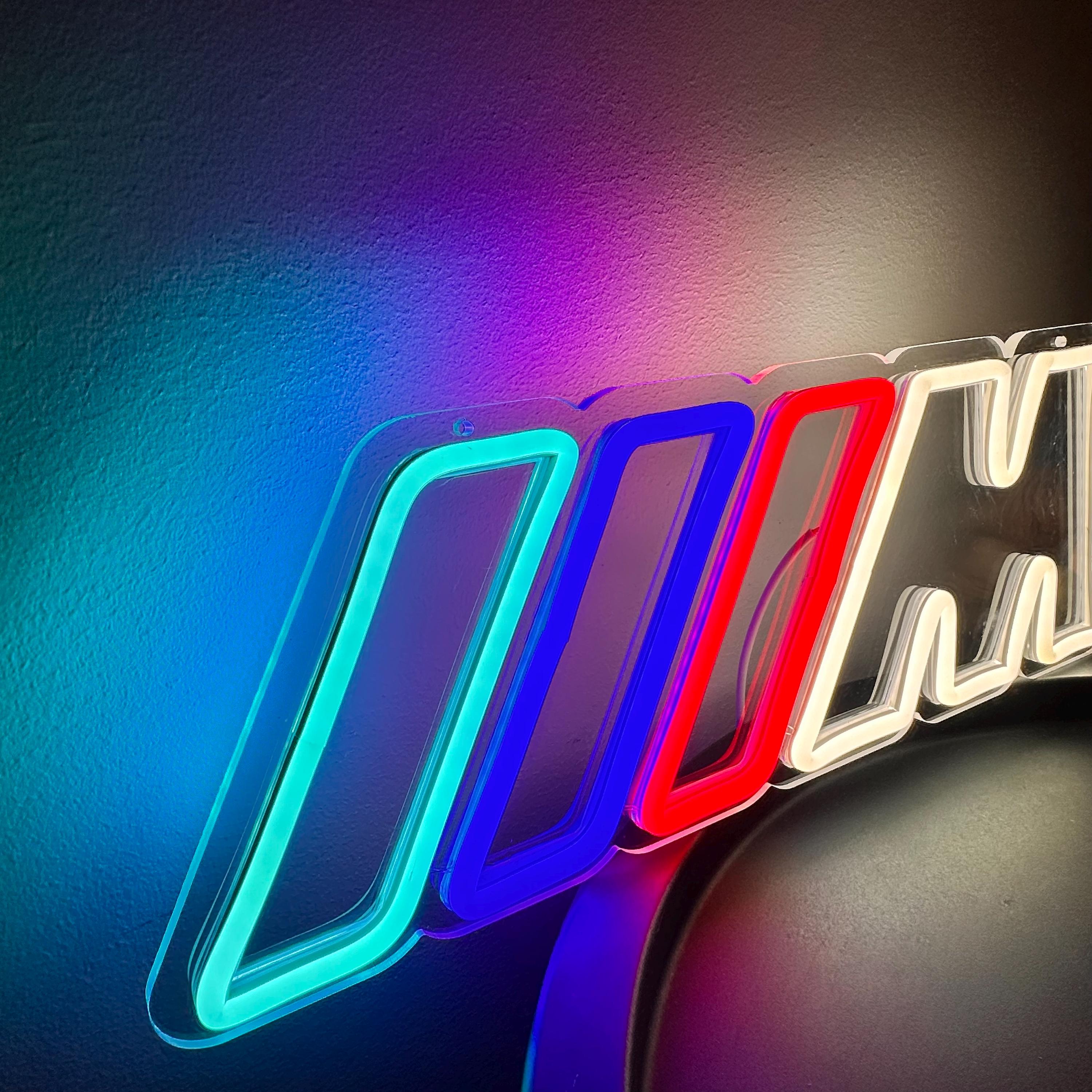 BMW M Logo Neon Sign Light