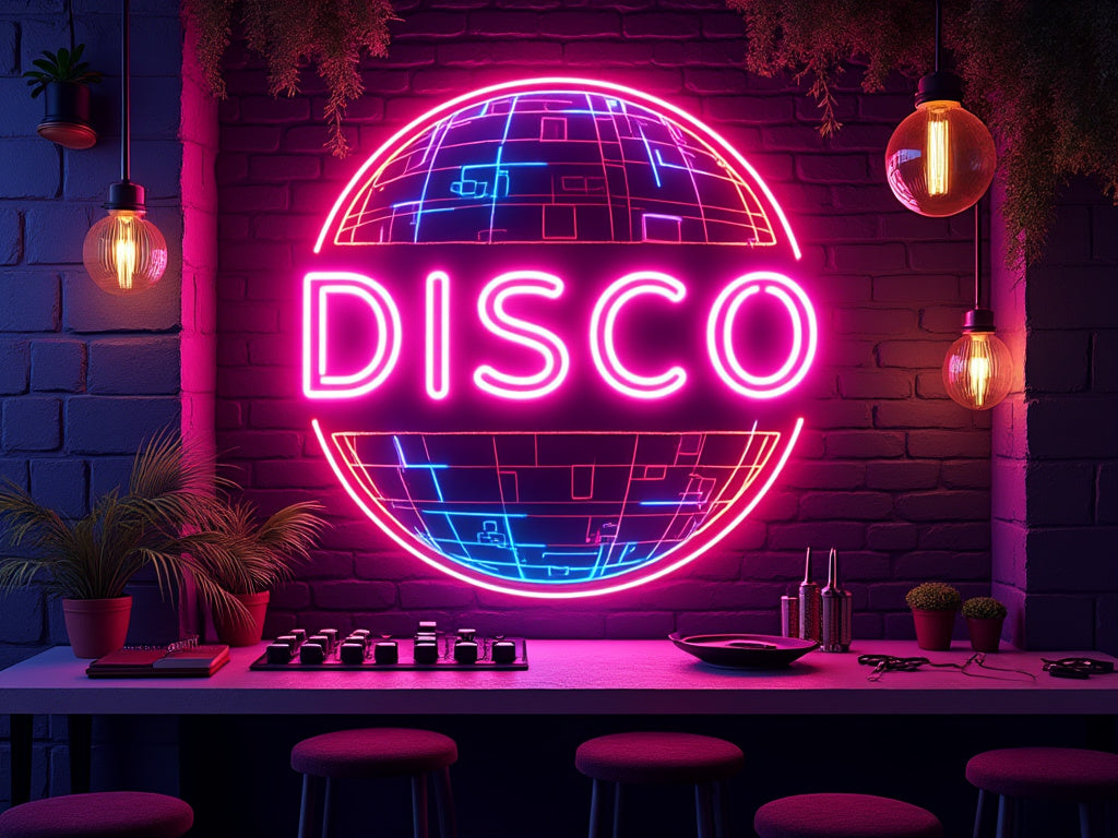 Disco Night Neon Sign Light