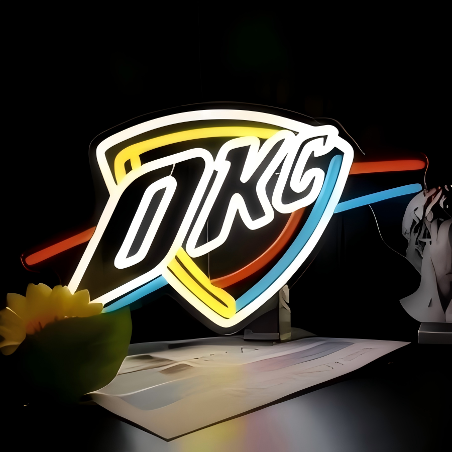 Oklahoma City Thunder LED Neon Sign Light For Wall Decor