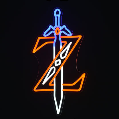 Legend Sword Neon Sign For Gaming Room Wall Decor