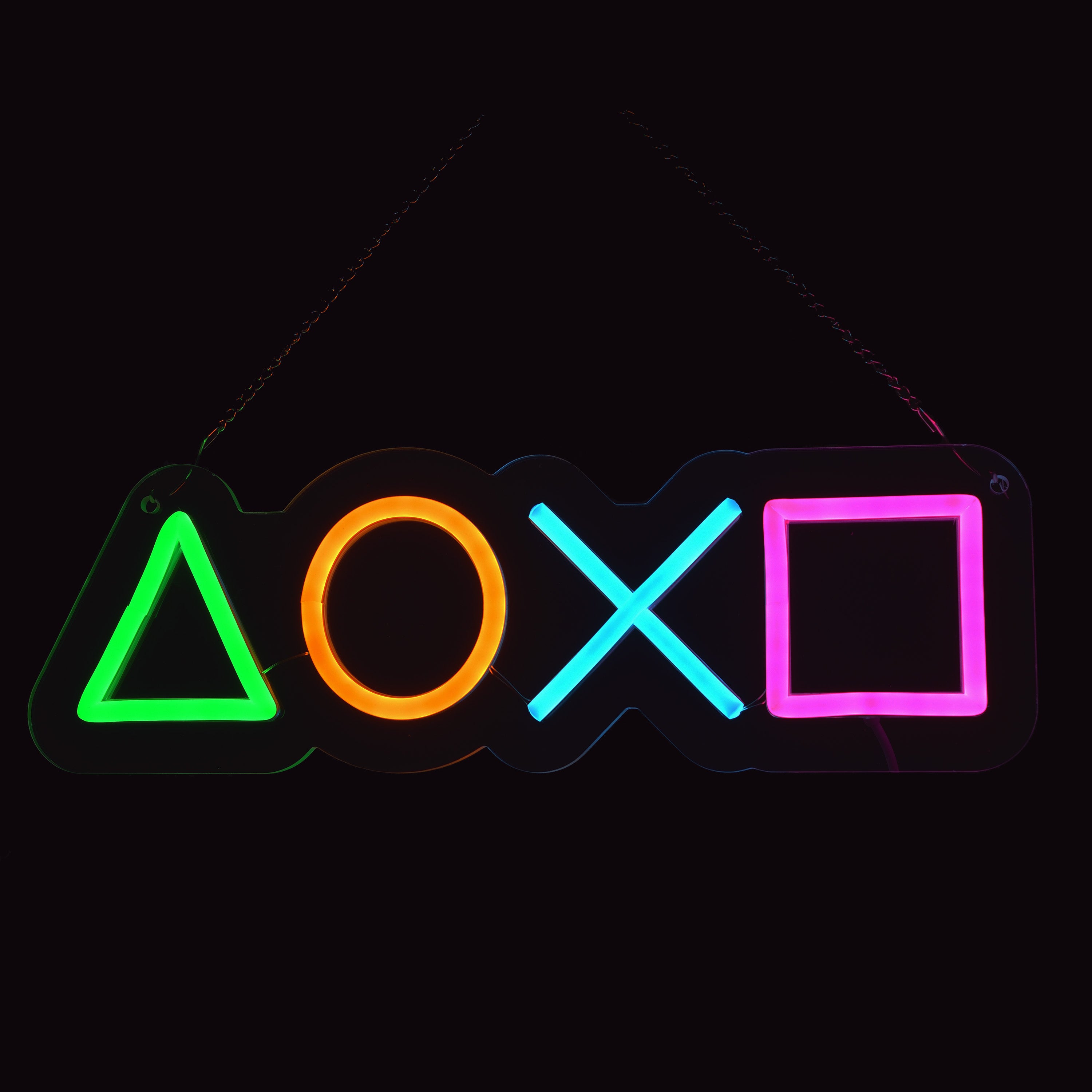 Playstation Controller Icons Neon Sign Light For Game Room Decor