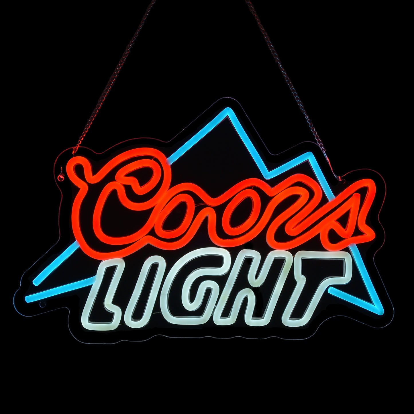 Coors Light Mountain Logo Neon Sign