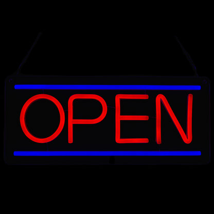 Bright LED Neon Open Sign for Business Window