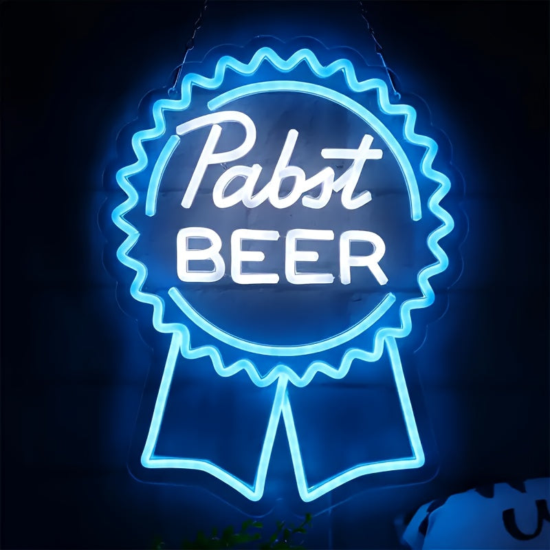 Pabst Beer Neon LED Sign For Bar Wall Decor