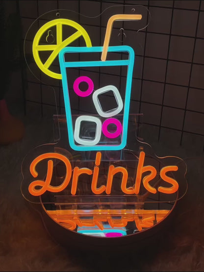 Bar Drink Neon Sign For Bar Decor