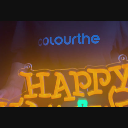 Halloween Pumpkin Neon Sign Neon Sign For Wall Decor