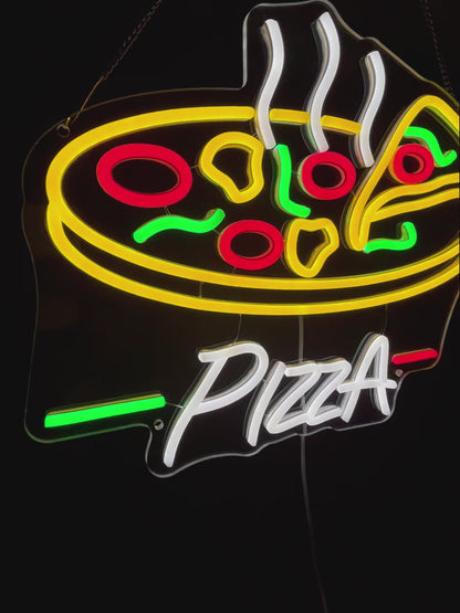 Pizza Slice Neon Sign Light