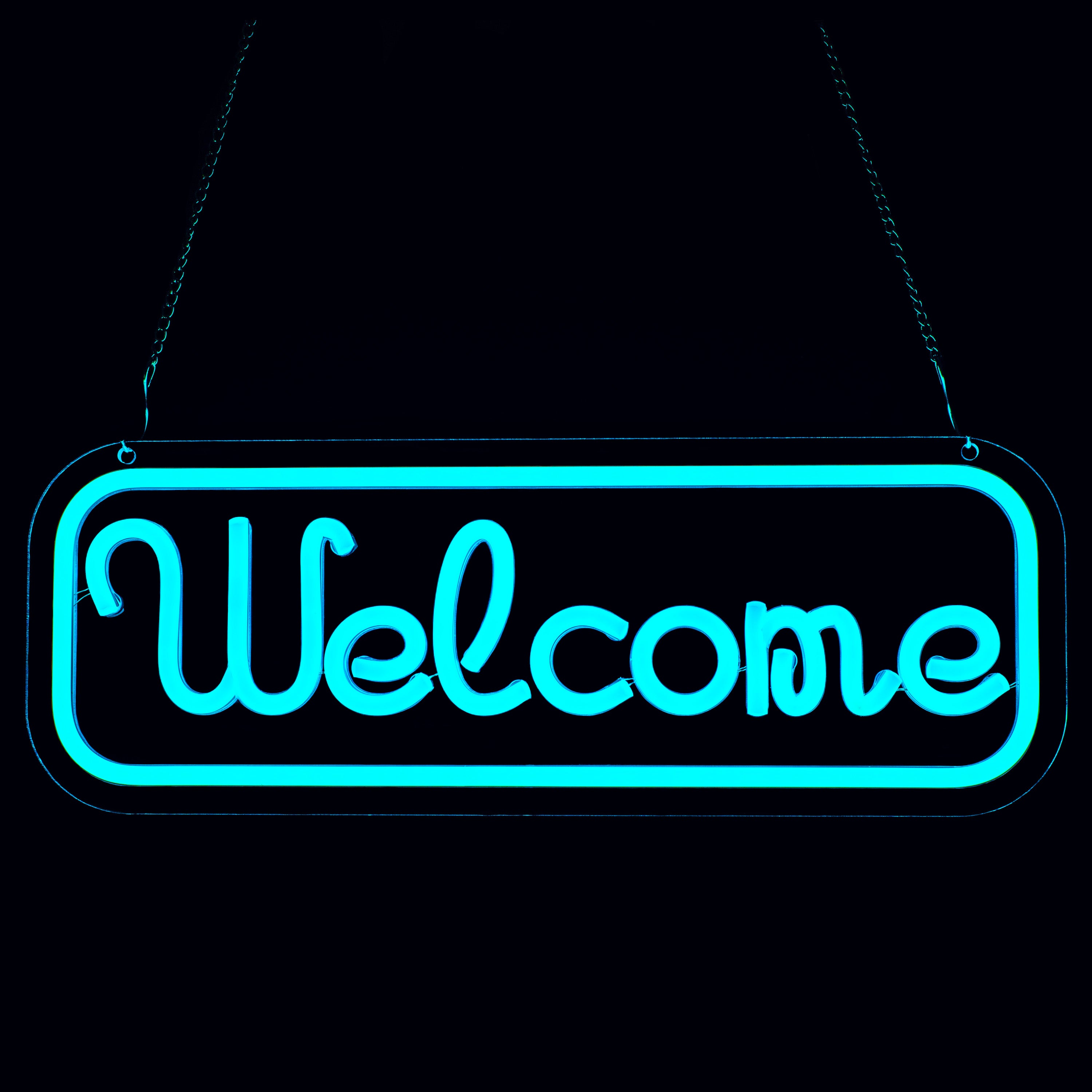 Welcome Neon Sign Light